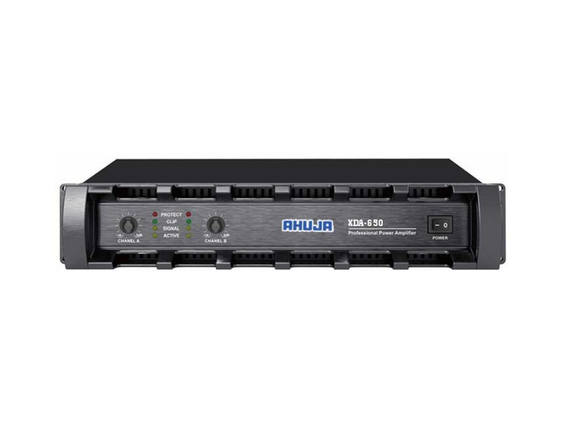 Amplifier công suất 650W x 2 kênh cho loa kiểm âm Ahuja XDA-650